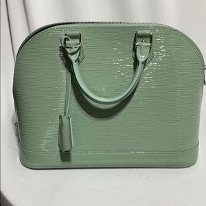 LV Epi Electric Alma PM Mint Bag